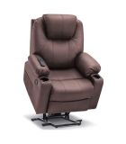 Mcombo Electric Power Lift Recliner Chair Sofa with Massage and Heat