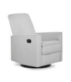 Evolur Raleigh Upholstered Plush Seating Glider Swivel Recliner